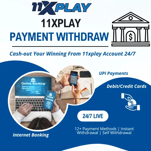 How to Withdraw your winning from 11xplay betting account